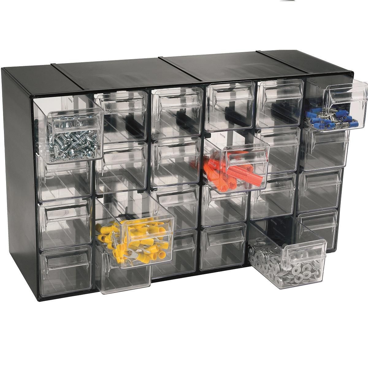 Domácnost a Zahrada - ART PLAST OrganizérHobby 24 - 24 výsuvných boxů - rozměr 377x142x228 mm