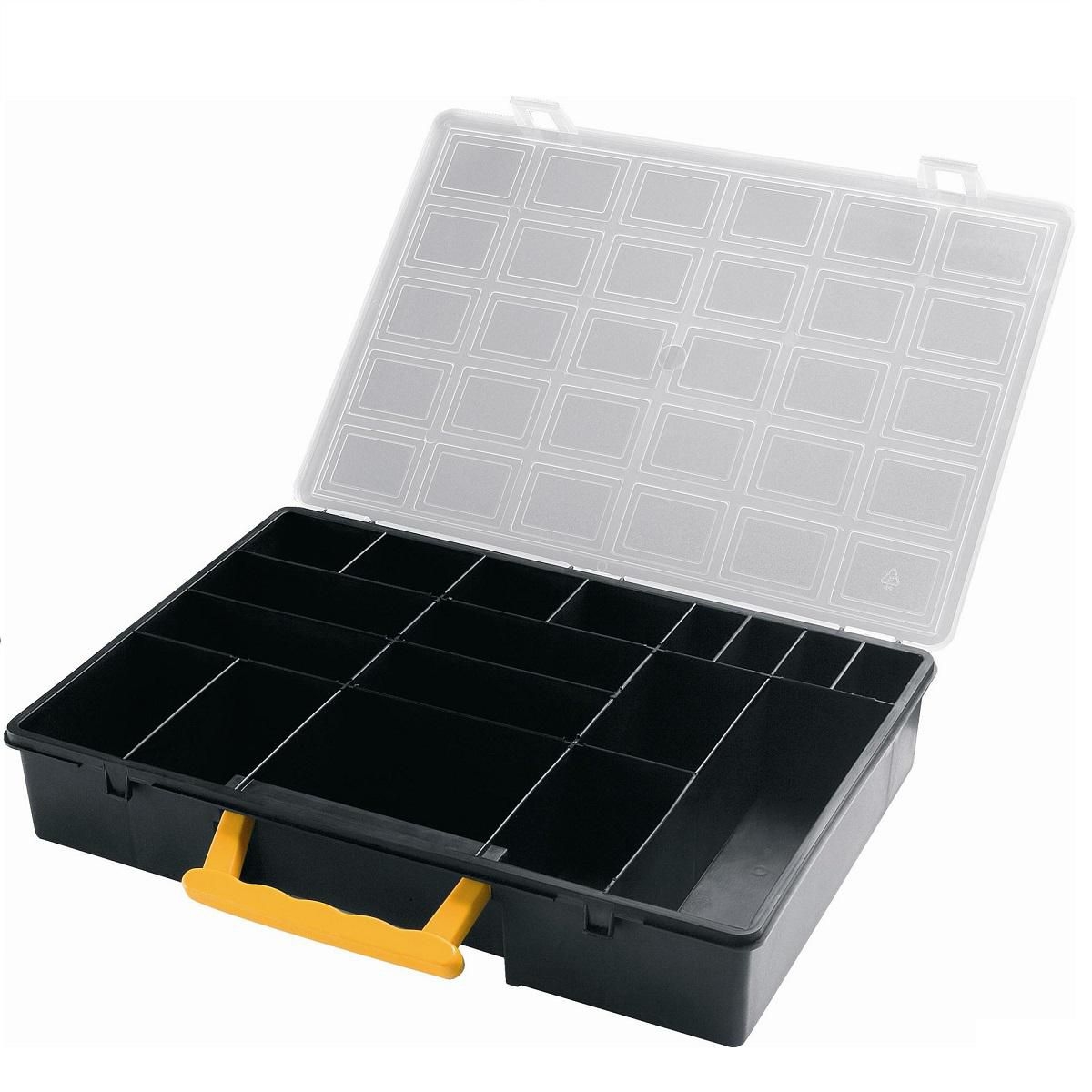 Domácnost a Zahrada - ARTPLAST Organizér s pevnými přihrádkami a madlem, 360x252x64 mm