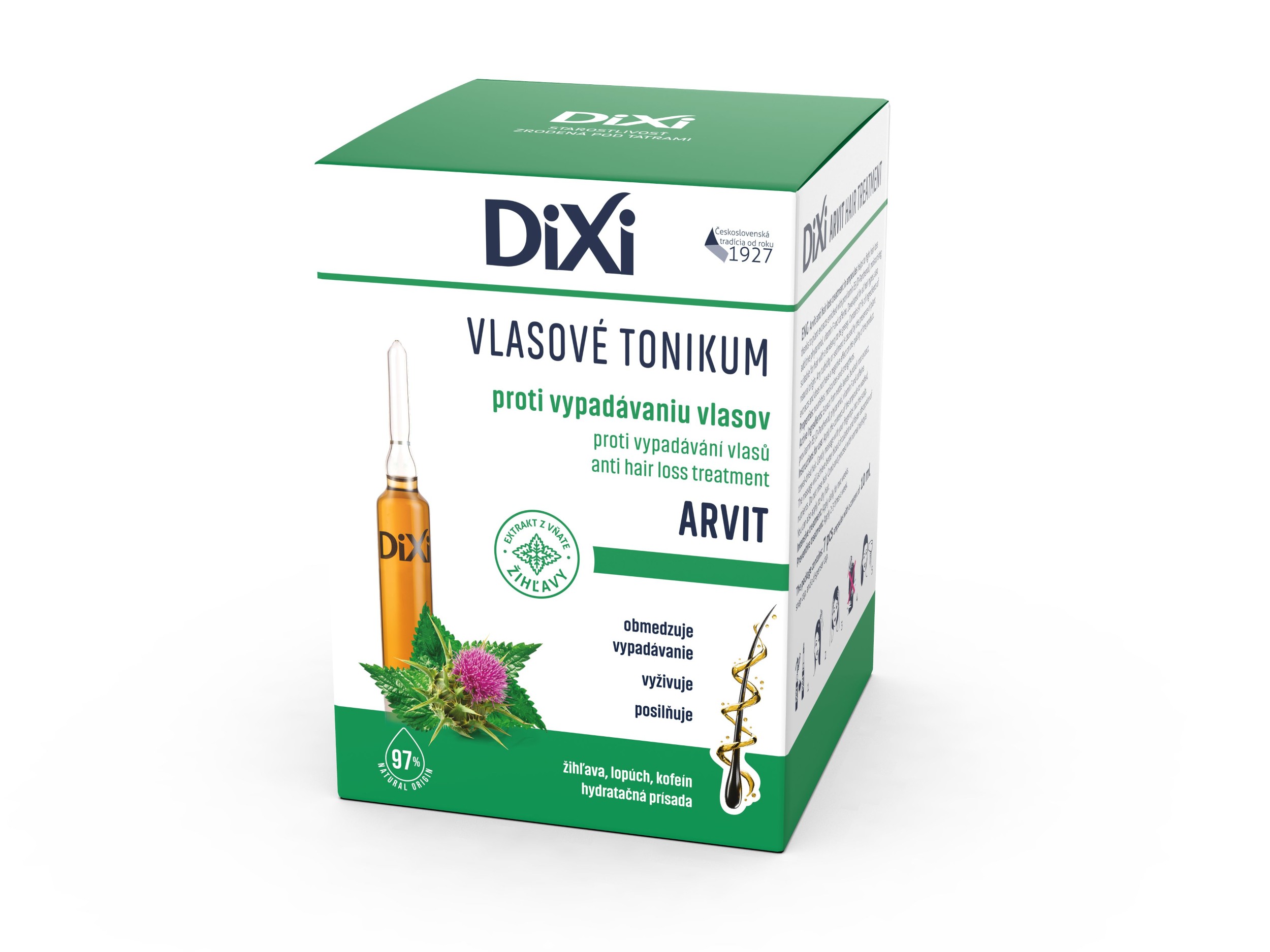 Drogerie a kosmetika - Arvit vlasové tonikum proti vypadávání vlasů v ampulích