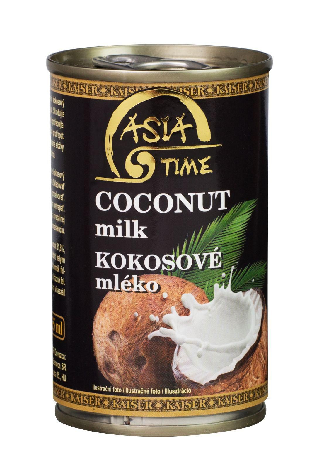 Trvanlivé potraviny - Asia Time Kokosové mléko 165 ml