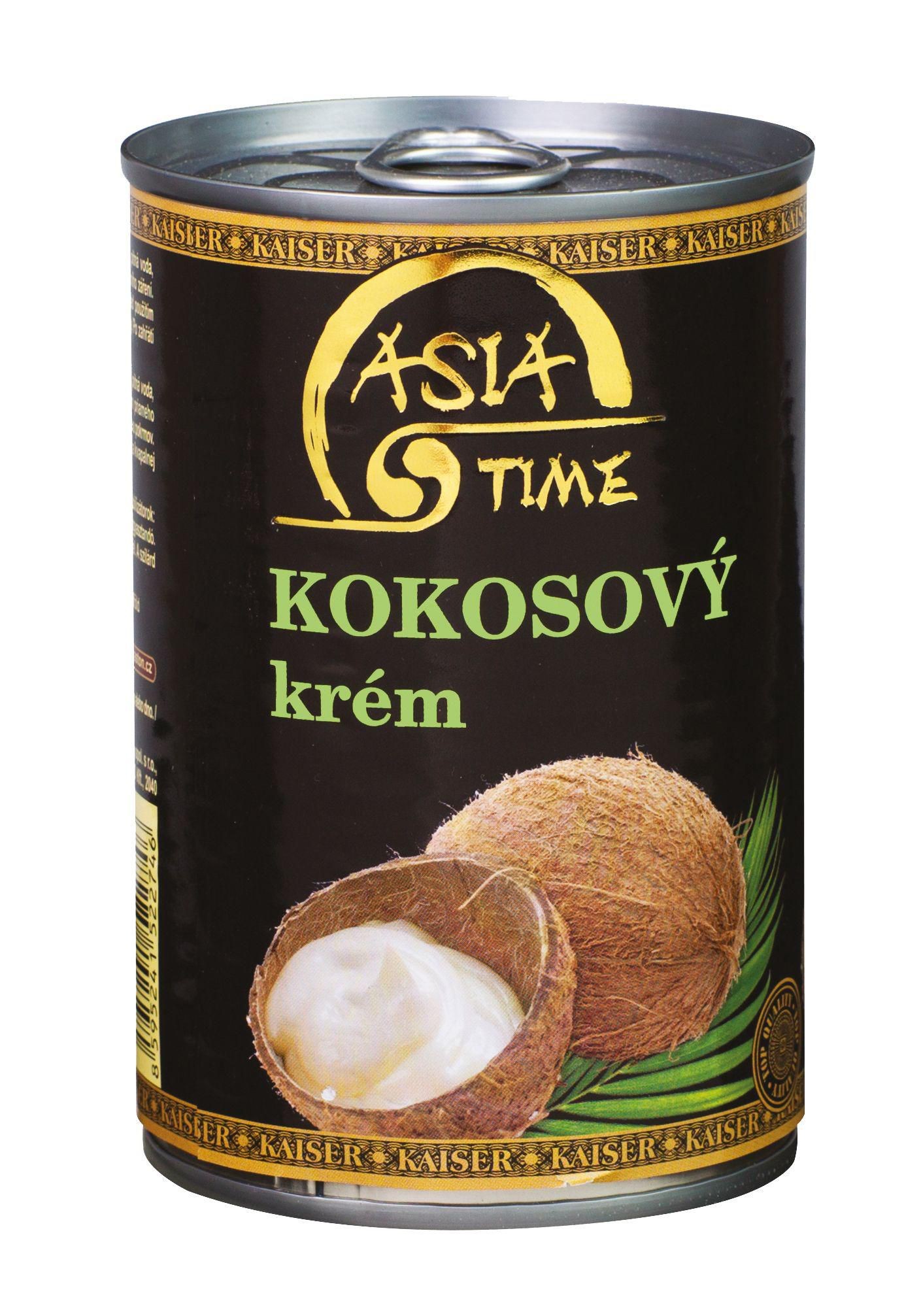 Trvanlivé potraviny - Asia Time Kokosový krém 400 ml