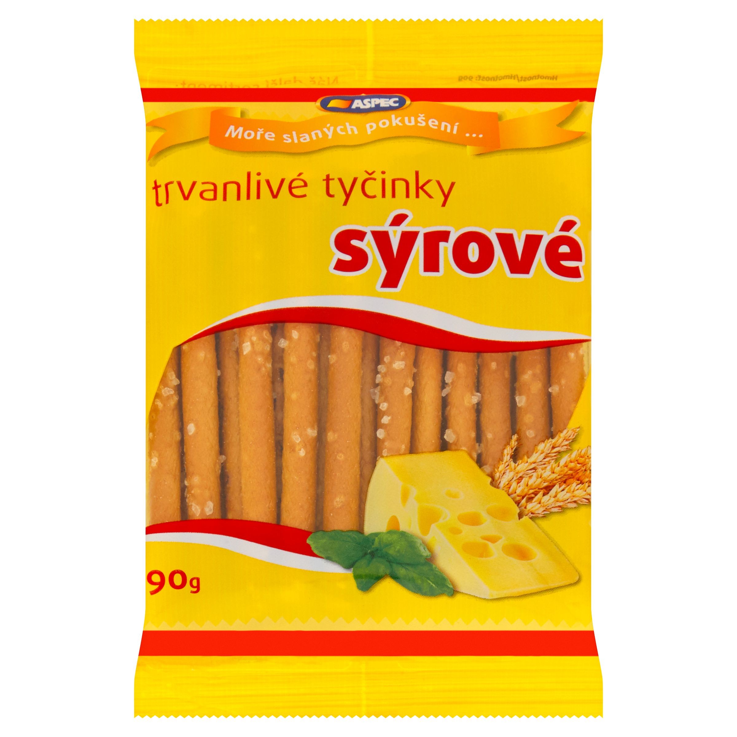 Trvanlivé potraviny - Aspec Tyčinky sýrové 90 g