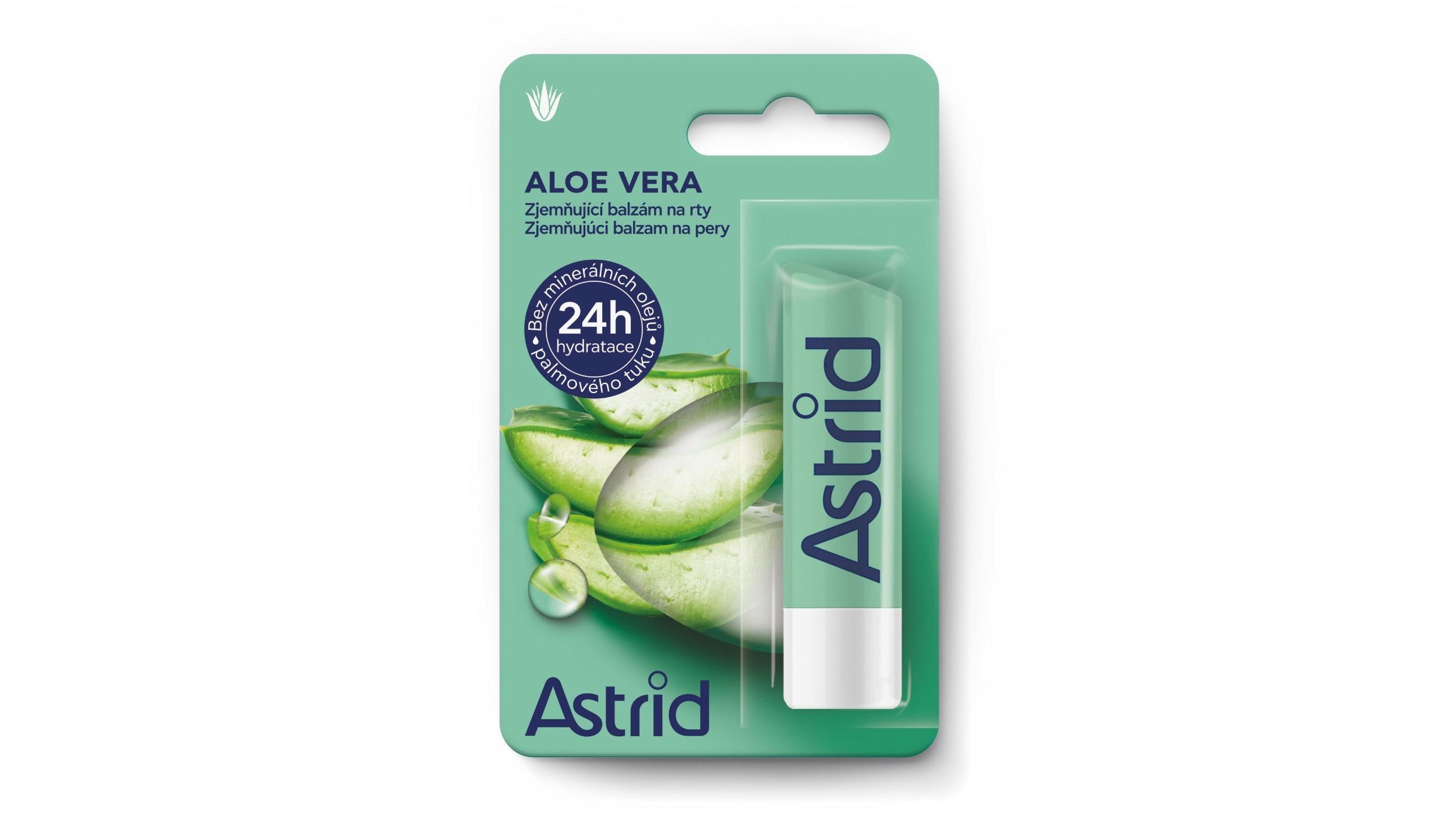 Drogerie a kosmetika - Astrid Balzám na rty Aloe Vera  4,8 g