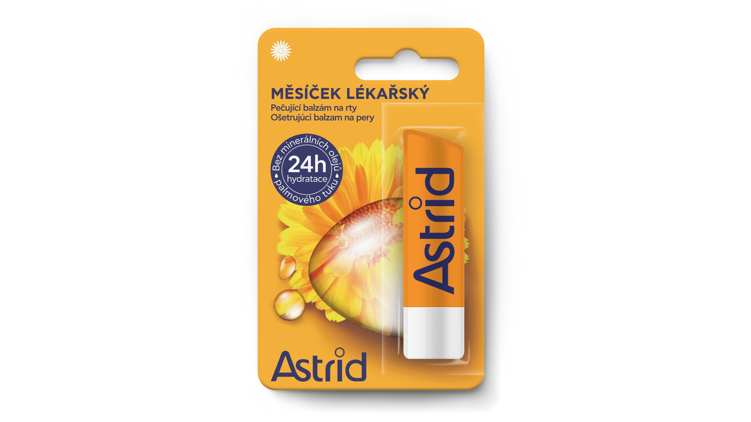 Drogerie a kosmetika - Astrid Balzám na rty Měsíček lékařský 4,8 g