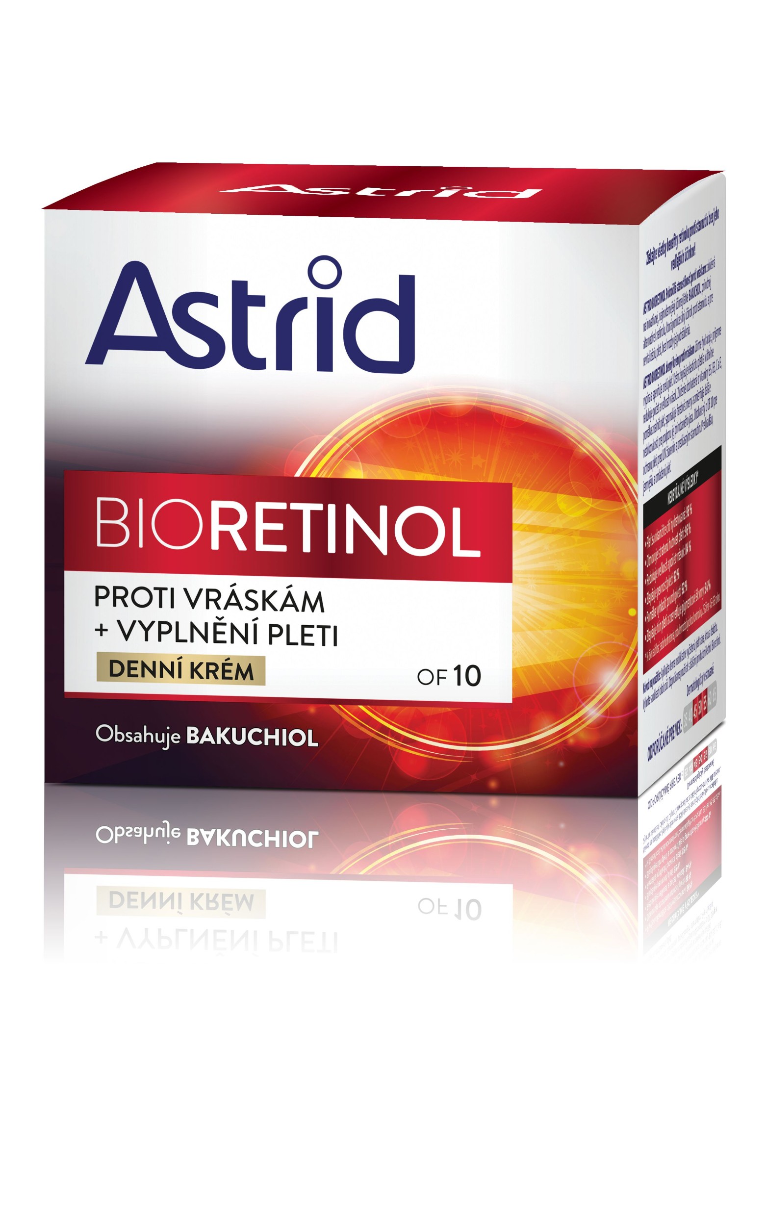 Drogerie a kosmetika - Astrid Bioretinol Denní krém proti vráskám OF10 50 ml