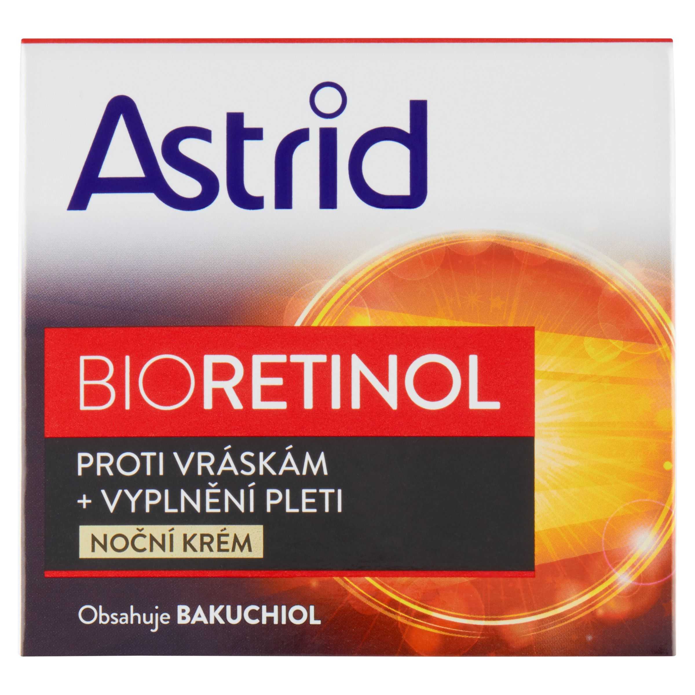 Drogerie a kosmetika - Astrid Bioretinol Noční krém proti vráskám 50 ml