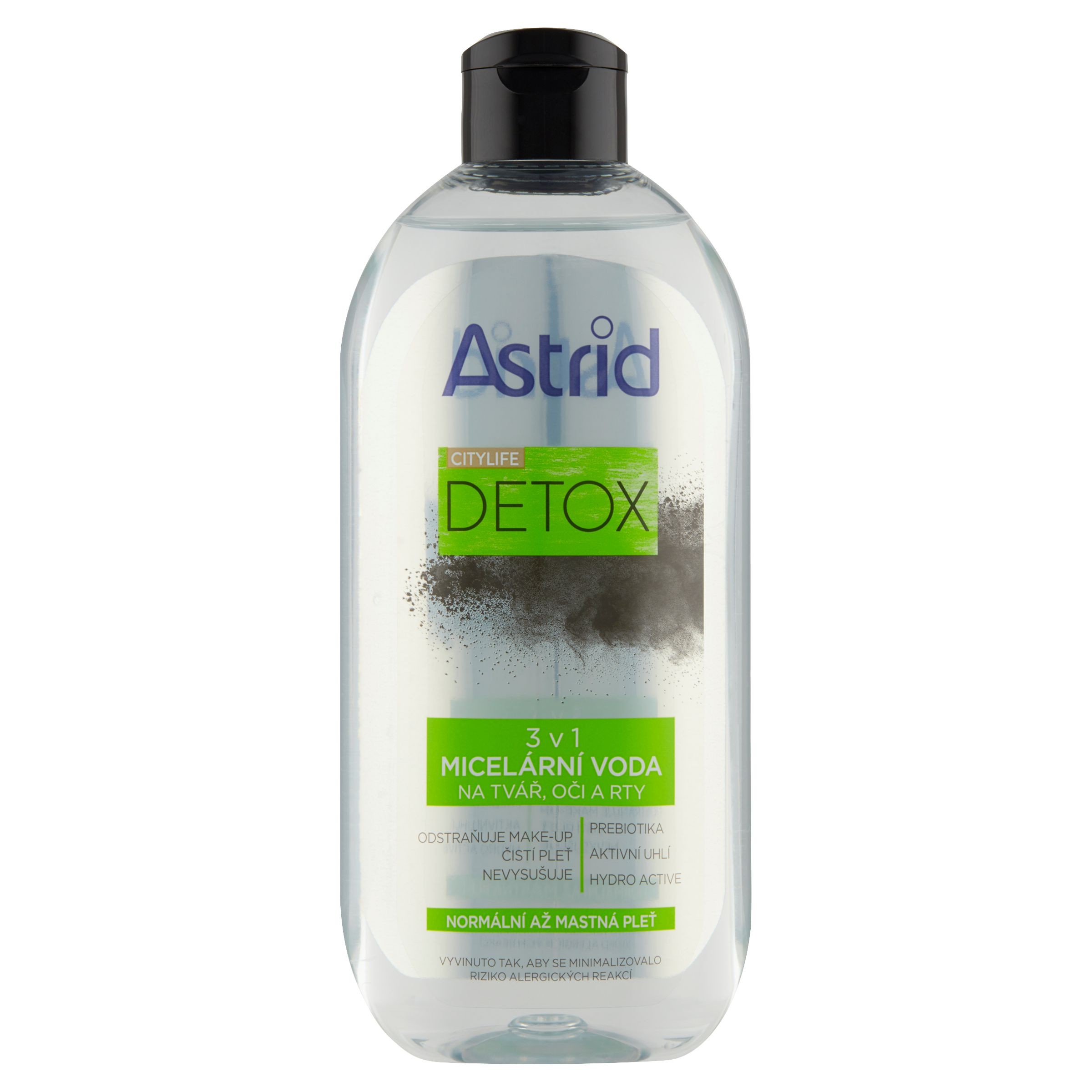 Drogerie a kosmetika - Astrid Citylife Detox Micelární voda 3v1 400 ml