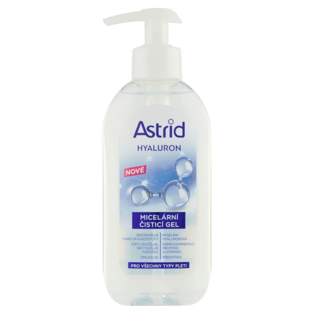 Drogerie a kosmetika - Astrid Hyaluron Čistící micelární gel 200 ml