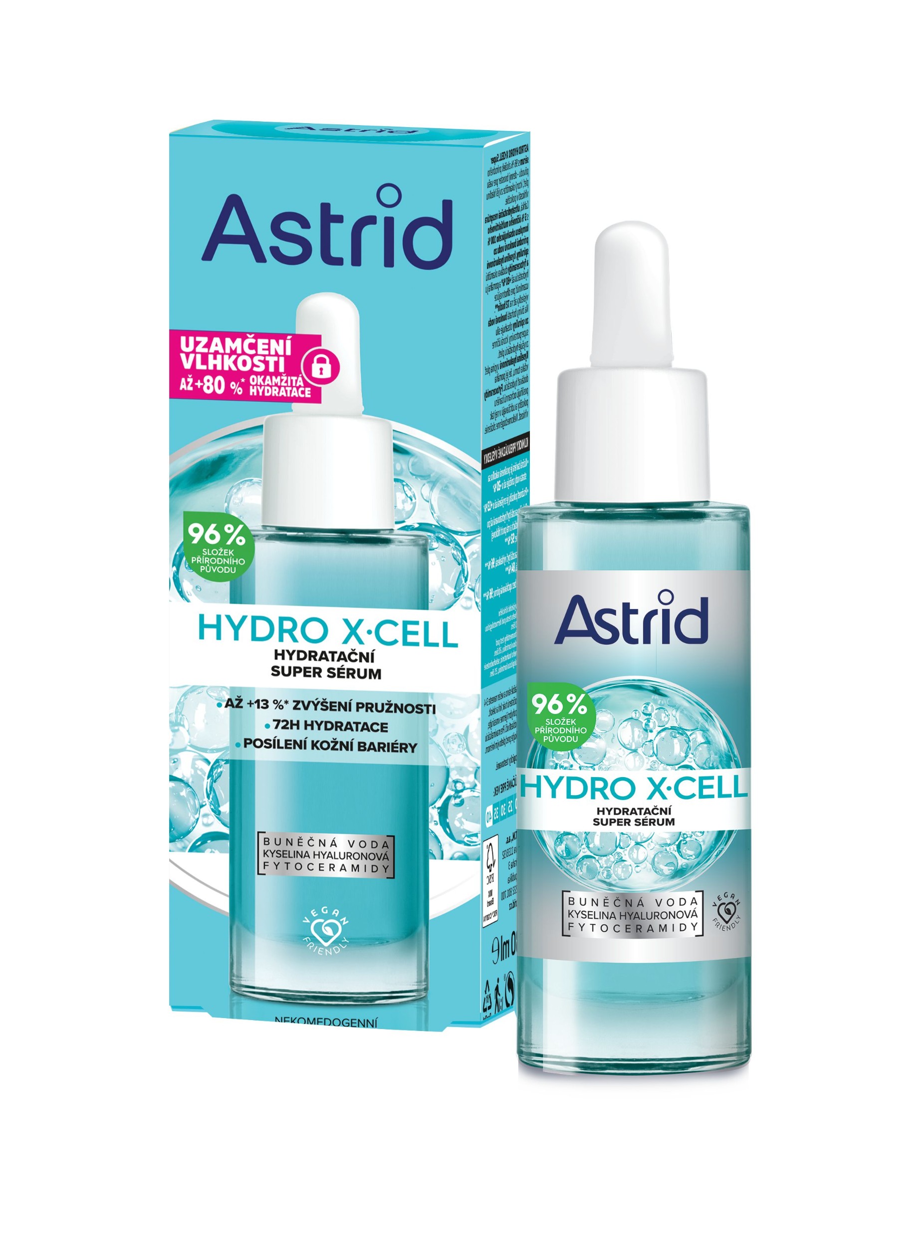 Drogerie a kosmetika - Astrid Hydro X-Cell Hydratační booster sérum 30ml