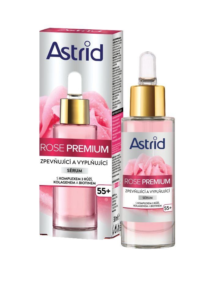 Drogerie a kosmetika - Astrid Rose Premium 55+ Zpevňující a vyplňující sérum 30ml