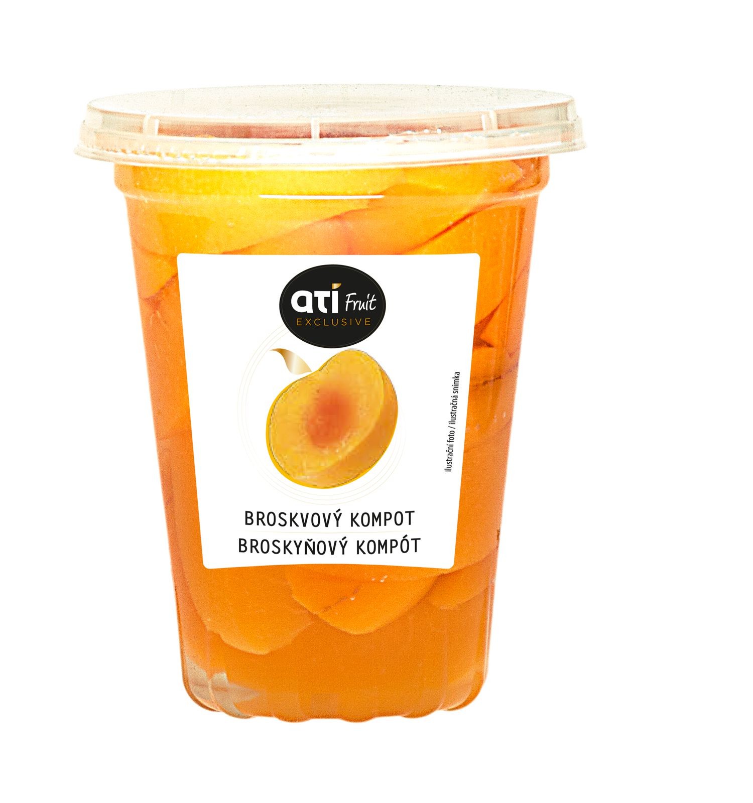 Trvanlivé potraviny - ATI Fruit Exclusive Broskve Family pack 400g