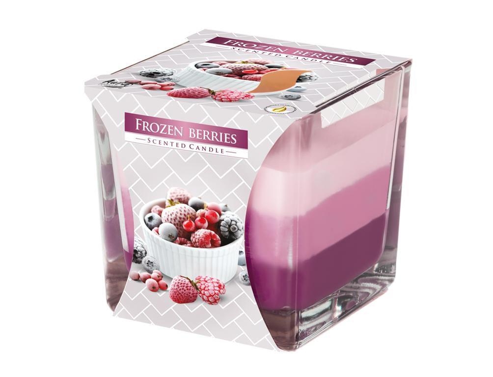 Domácnost a Zahrada - Aura Svíčka tříbarevná Frozen Berries 170g