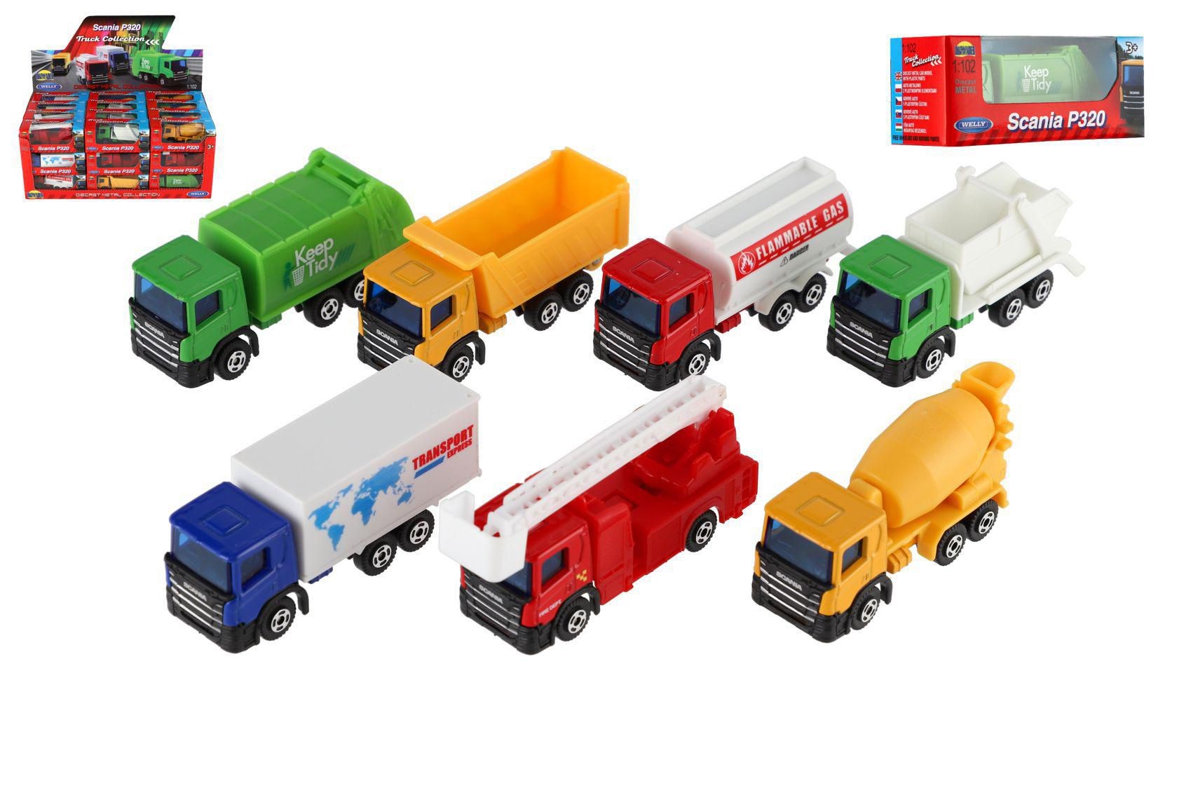 Svět dětí - Auto nákladní Welly Scania 7,5cm