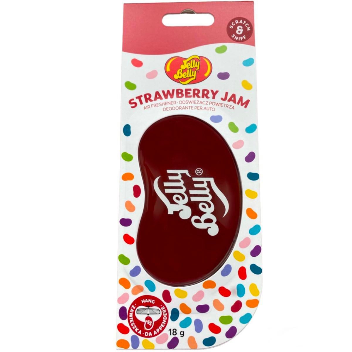 Auto-moto - Autovůně Jelly Belly Strawberry Jam 1 fazole