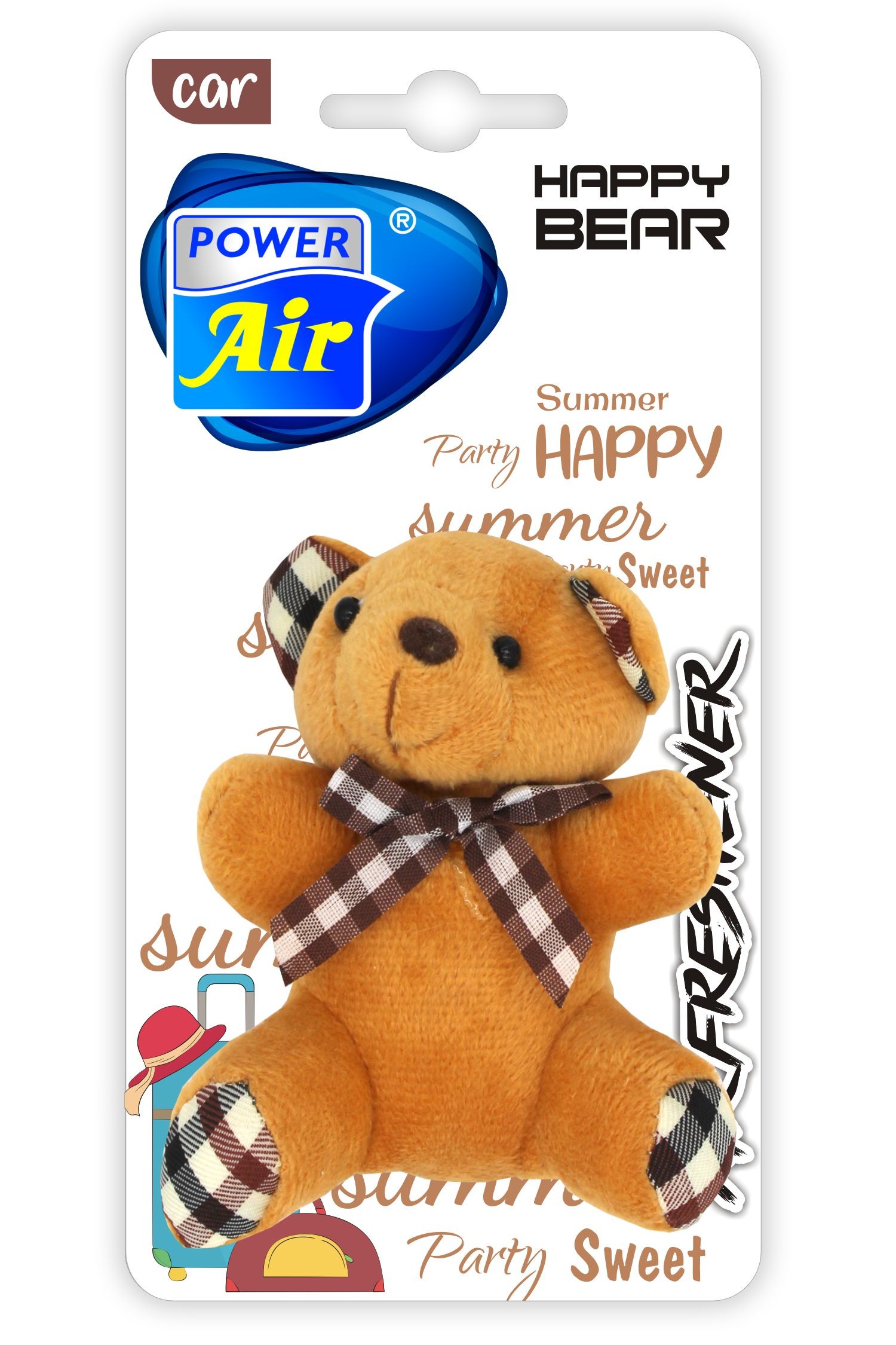 Auto-moto - Autovůně POWER AIR Happy Bear Brown Black Dragon