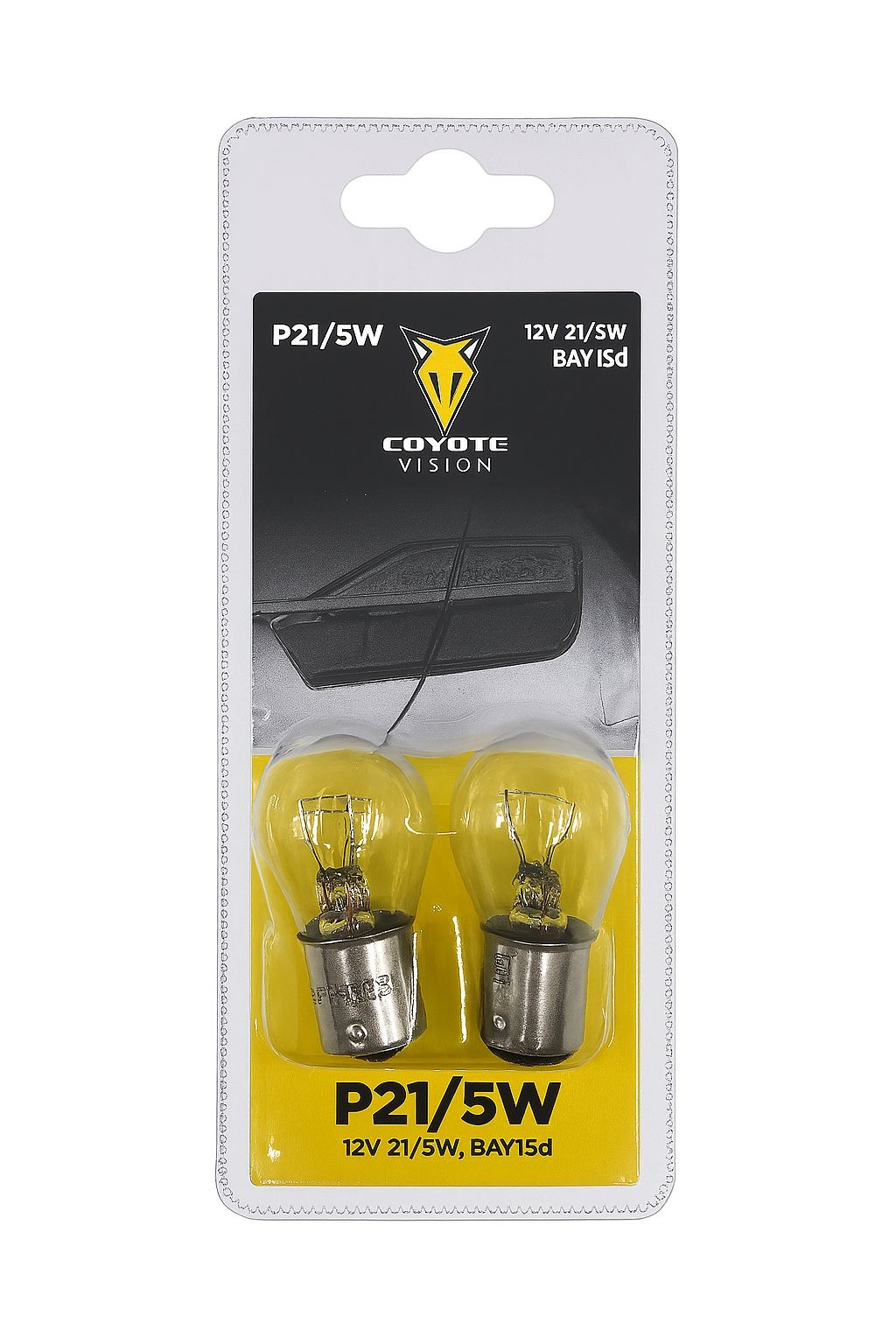 Auto-moto - Autožárovka 12V 21/5W P21/5W BAY15d Coyote Vision 2ks blistr
