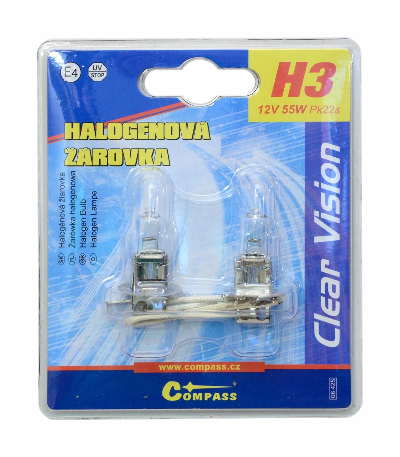 Autožárovka 12V H3 55W Pk22s blister 2ks