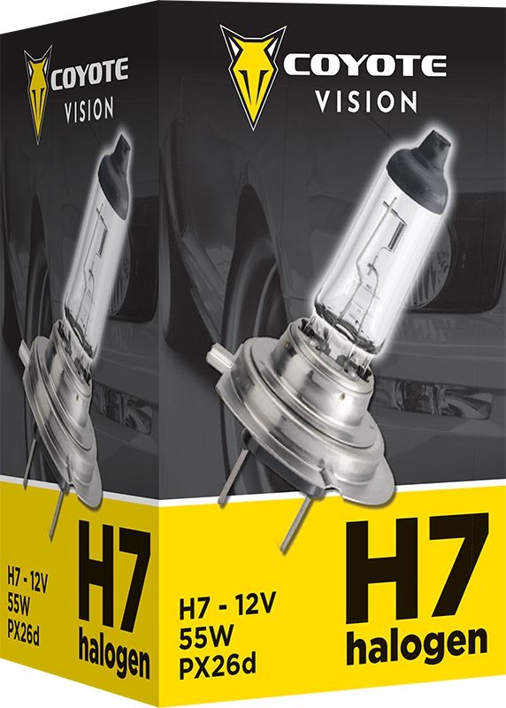 Auto-moto - Autožárovka 12V H7 55W COYOTE VISION