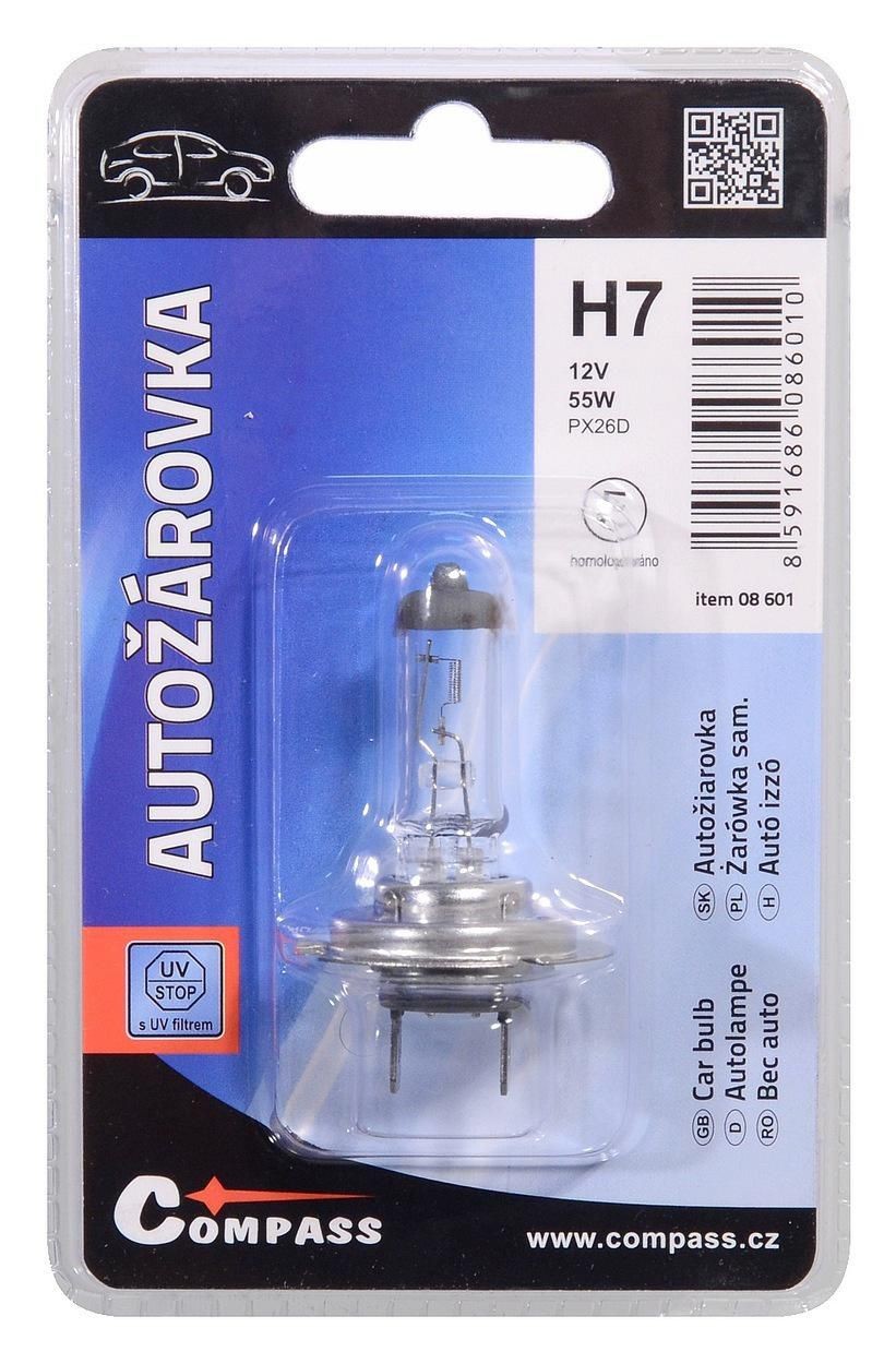 Auto-moto - Autožárovka 12V H7 55W PX26d blister 1ks