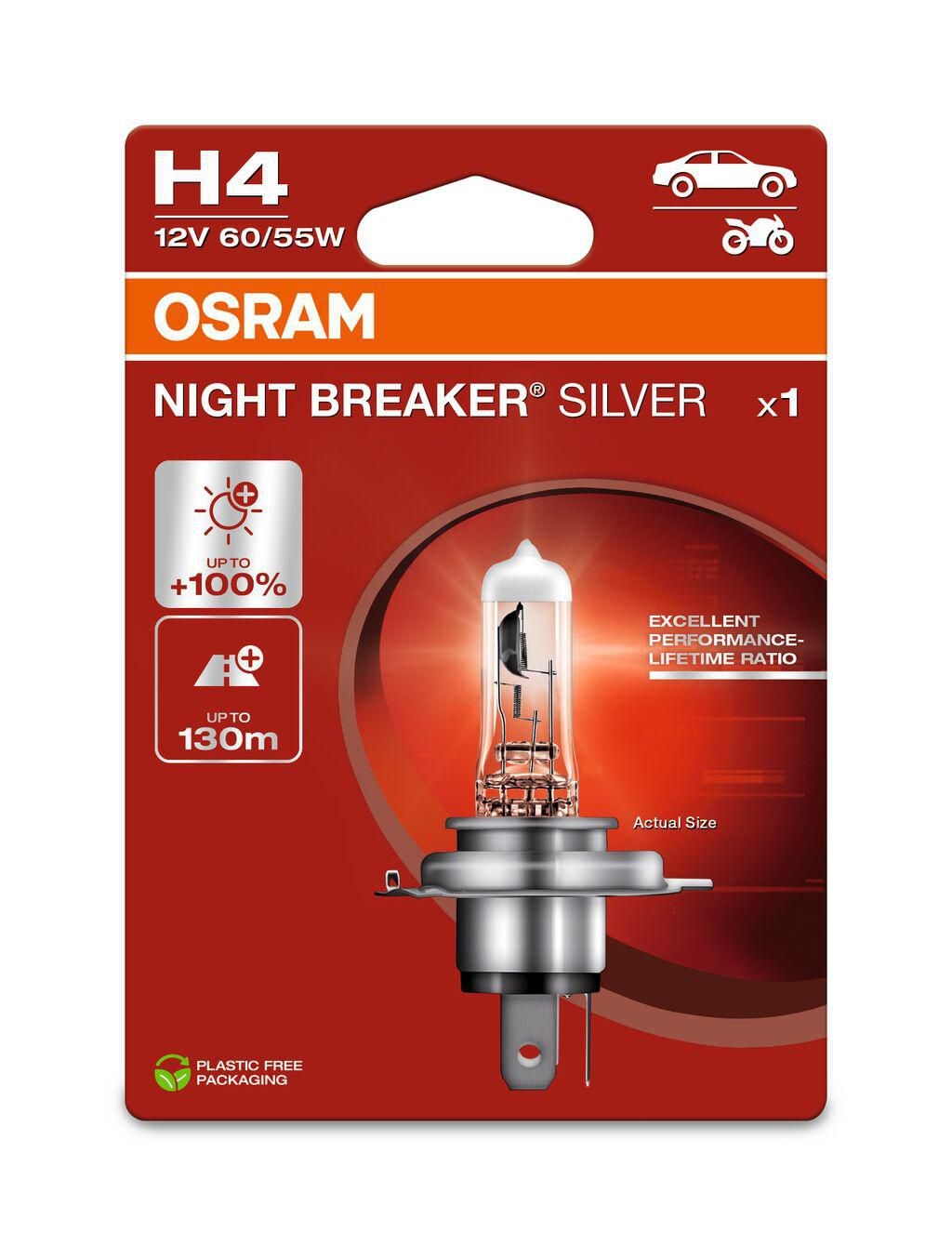 Auto-moto - Autožárovka OSRAM NB Silver NG H4 12V