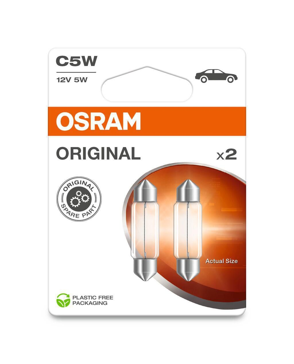 Auto-moto - Autožárovka OSRAM pomocná C5W 12V 6418-02B NEW
