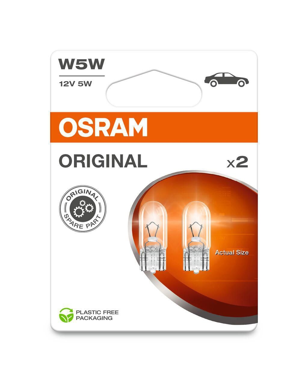 Auto-moto - Autožárovka OSRAM pomocná W5W 12V 2825-02B NEW