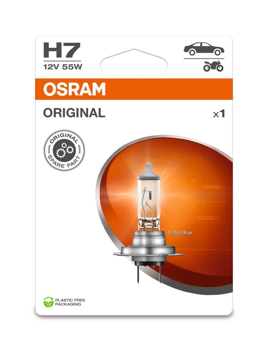 Auto-moto - Autožárovka OSRAM Standard H7 12V 64210-01B NEW