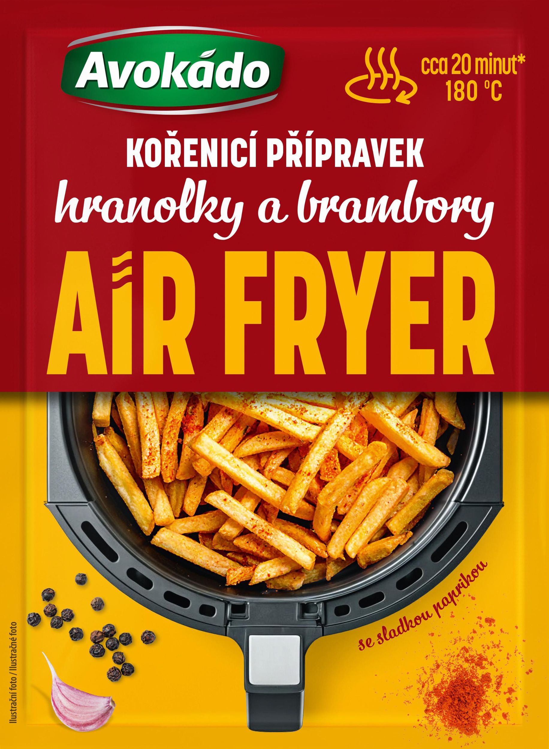 Trvanlivé potraviny - Avokádo Air Fryer Hranolky a brambory 30g