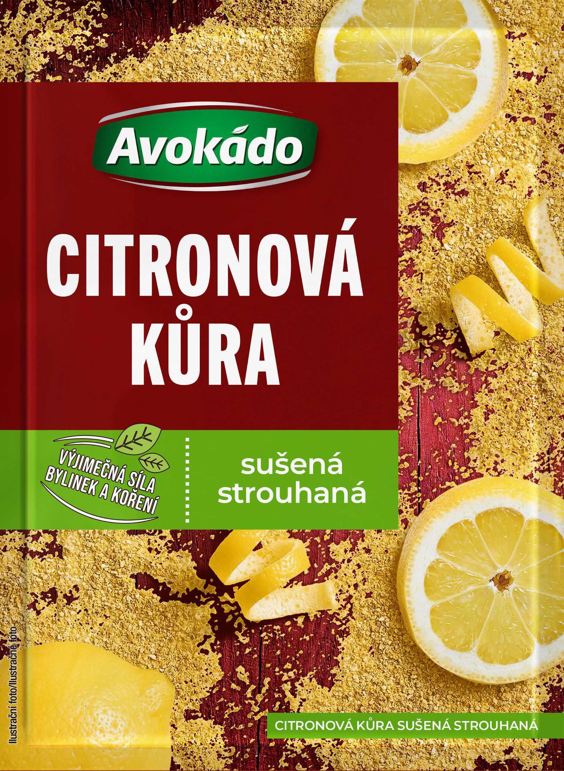 Trvanlivé potraviny - Avokádo Citronová kůra sušená strouhaná 14 g