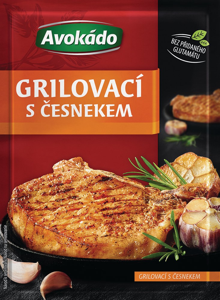 Trvanlivé potraviny - Avokádo Grilovací koření s česnekem 30 g