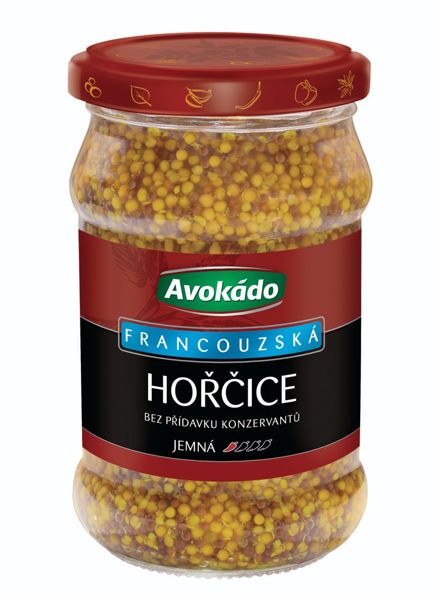 Trvanlivé potraviny - Avokádo Hořčice Francouzská 290 g