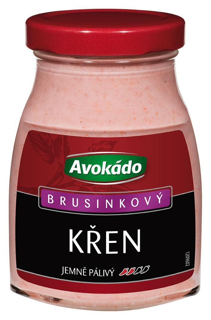 Trvanlivé potraviny - Avokádo Křen brusinkový 175 g