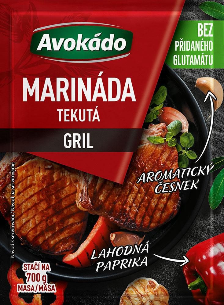 Trvanlivé potraviny - Avokádo Marináda Gril 80 ml