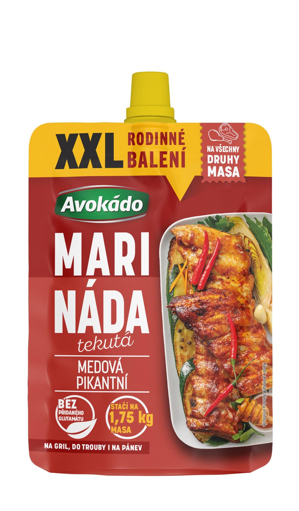 Trvanlivé potraviny - Avokádo Medová pikantní marináda 205 ml