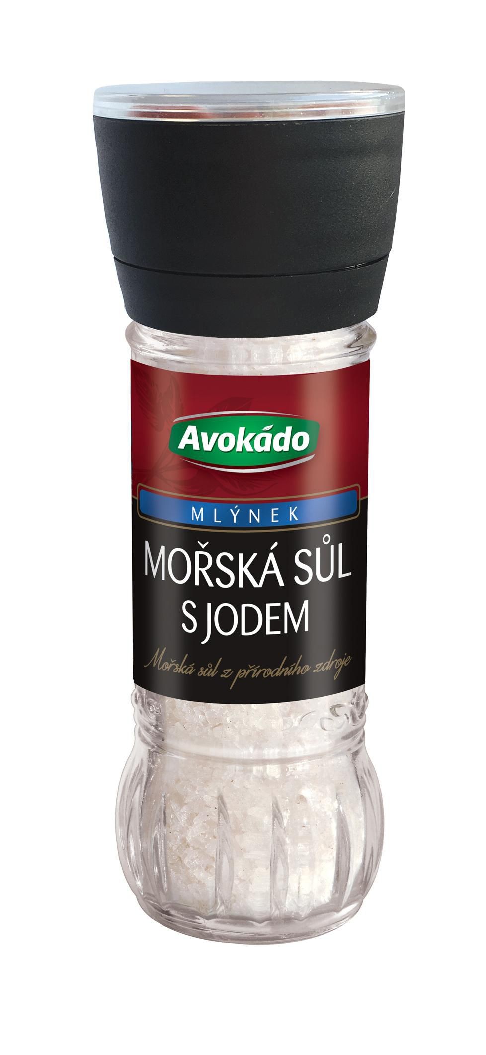 Trvanlivé potraviny - Avokádo Mořská sůl s jódem 110 g