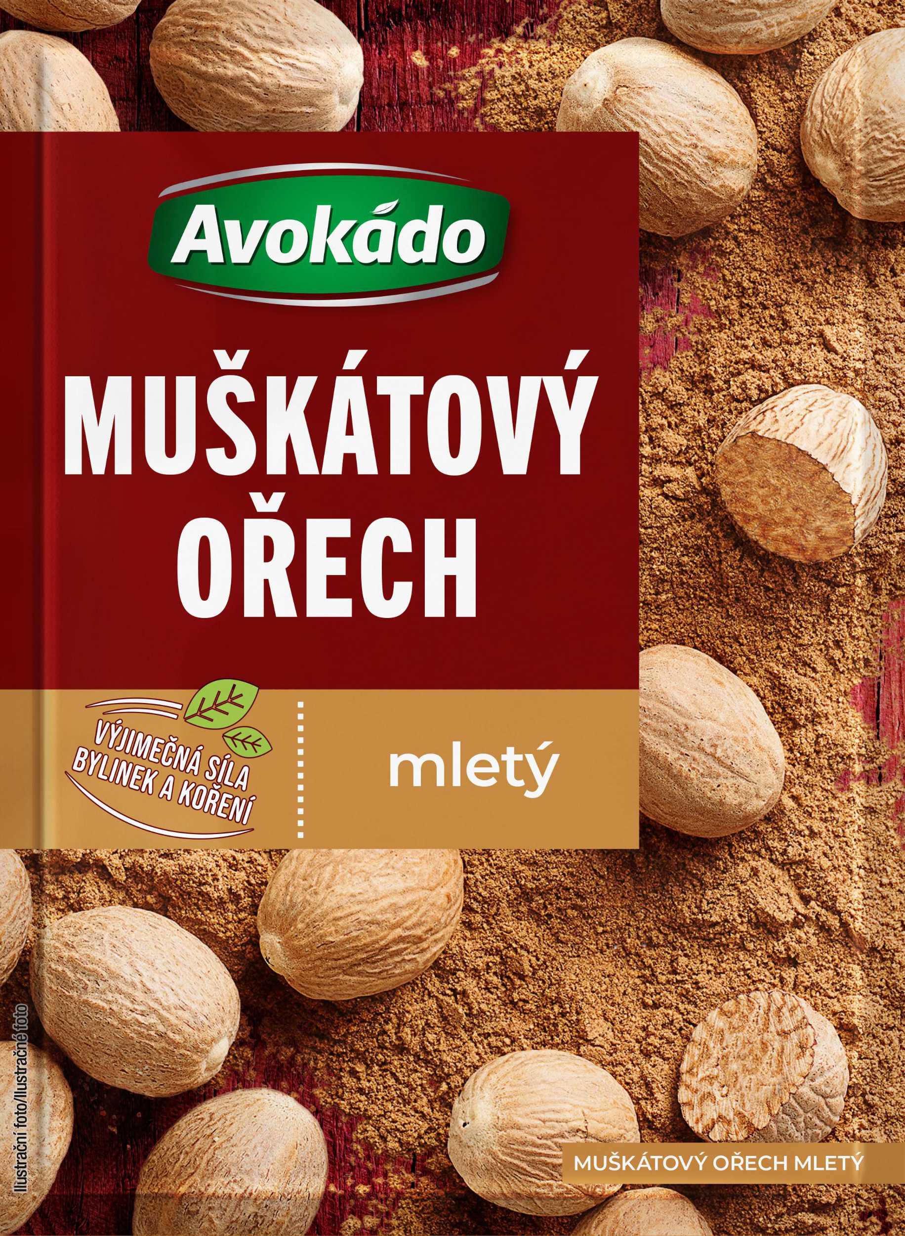 Trvanlivé potraviny - Avokádo Muškátový ořech mletý 10 g