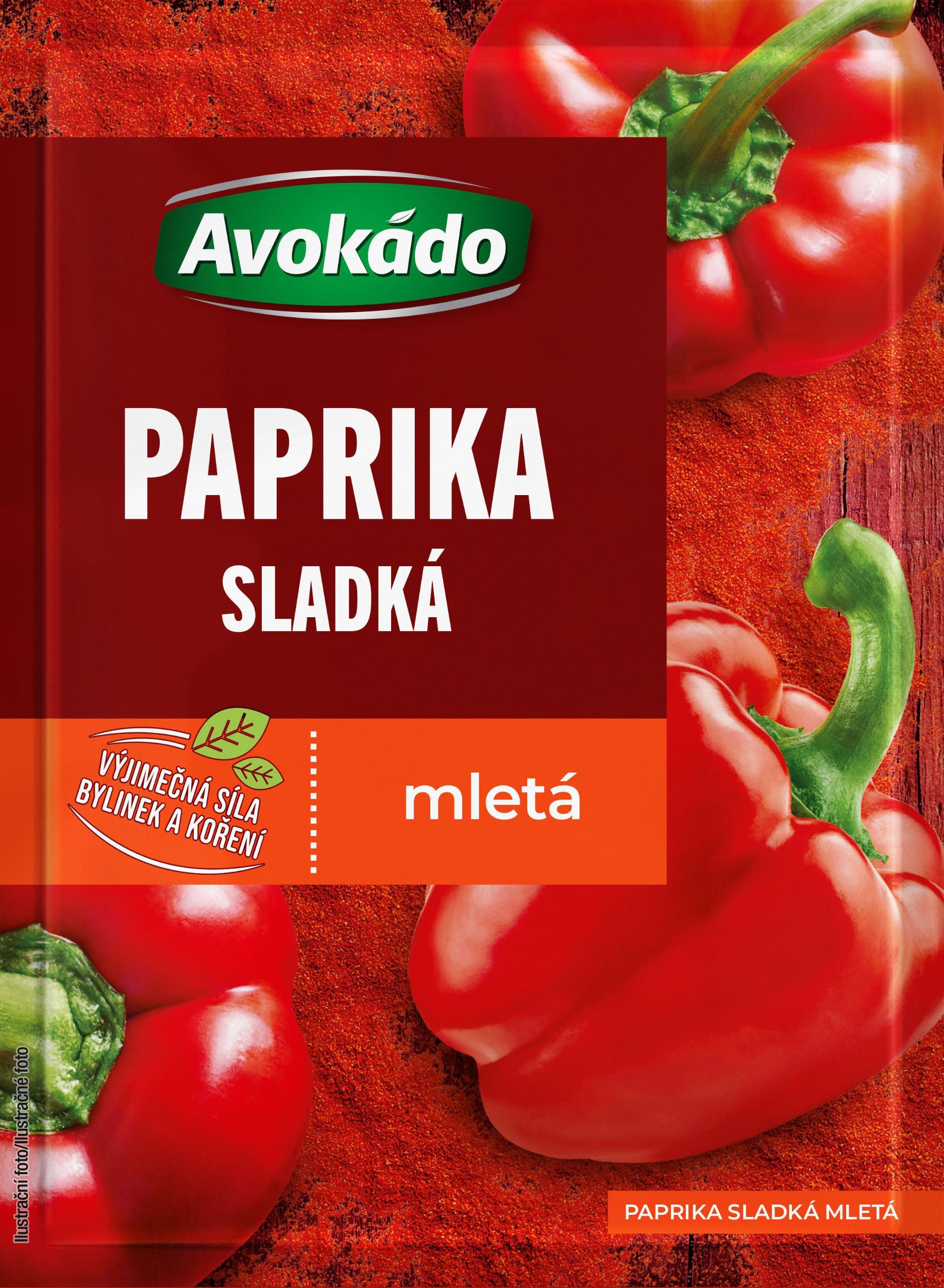 Trvanlivé potraviny - Avokádo Paprika sladká mletá 25 g