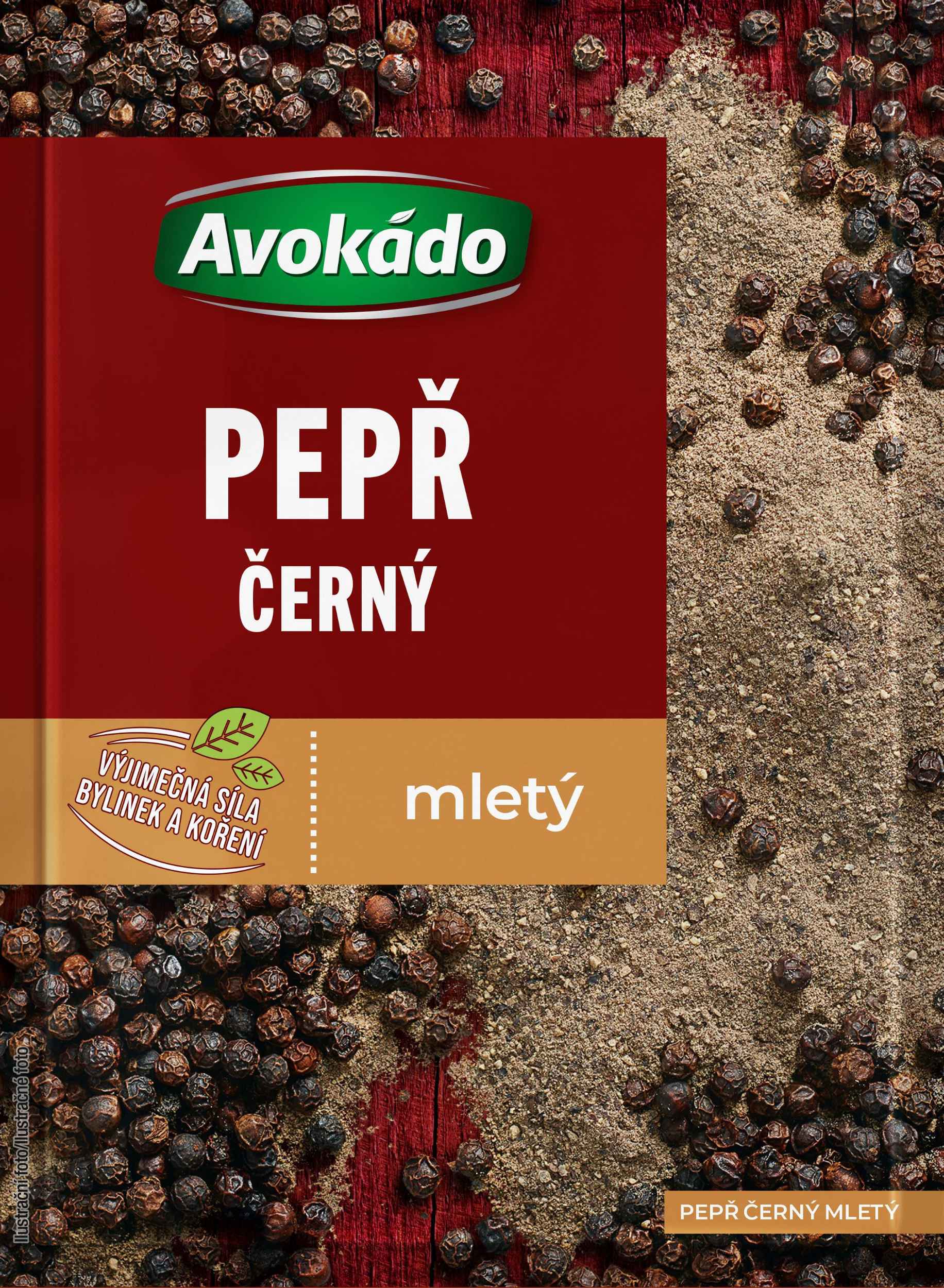 Trvanlivé potraviny - Avokádo Pepř čený mletý 20 g