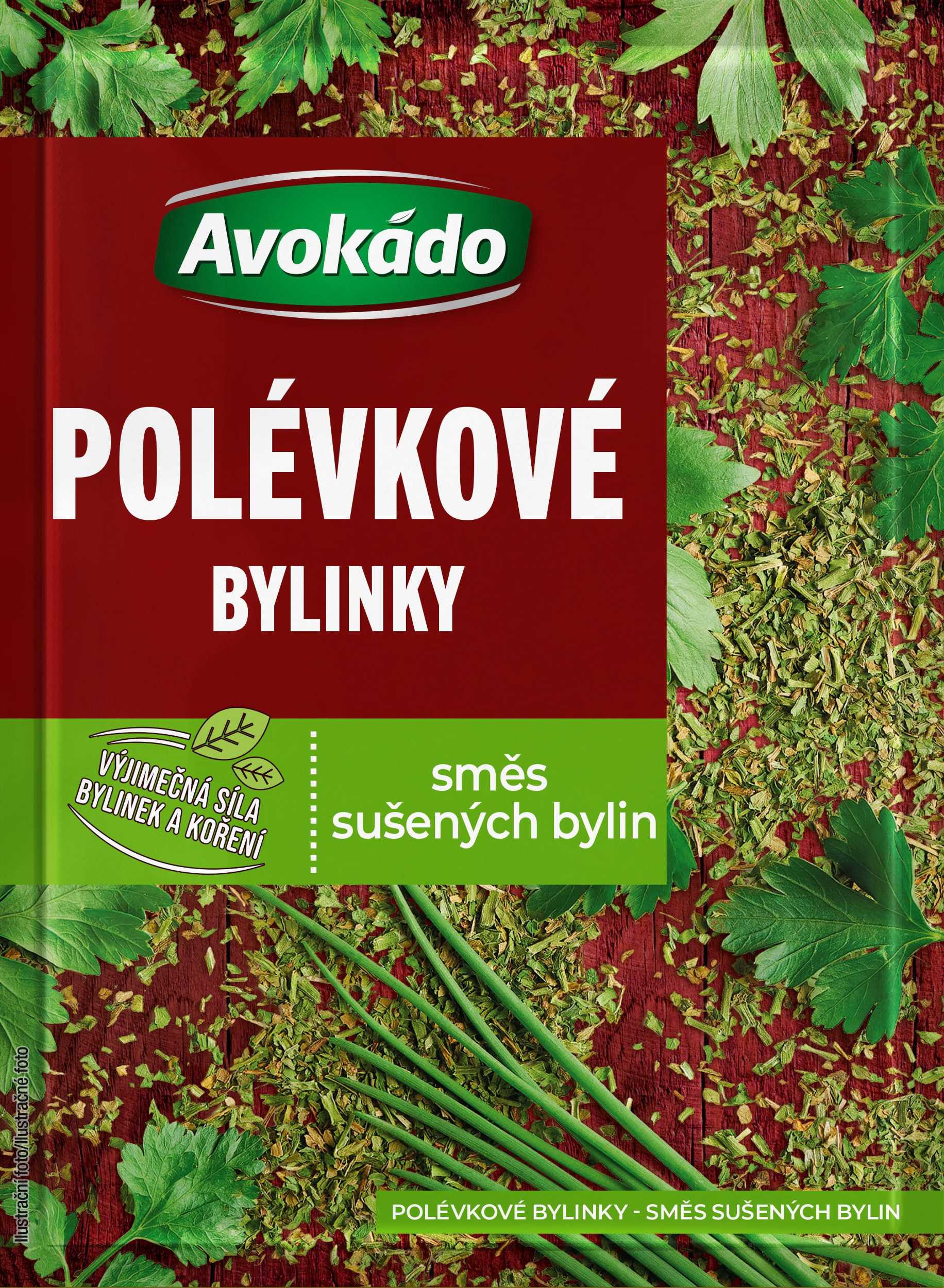Trvanlivé potraviny - Avokádo Polévkové bylinky 8 g