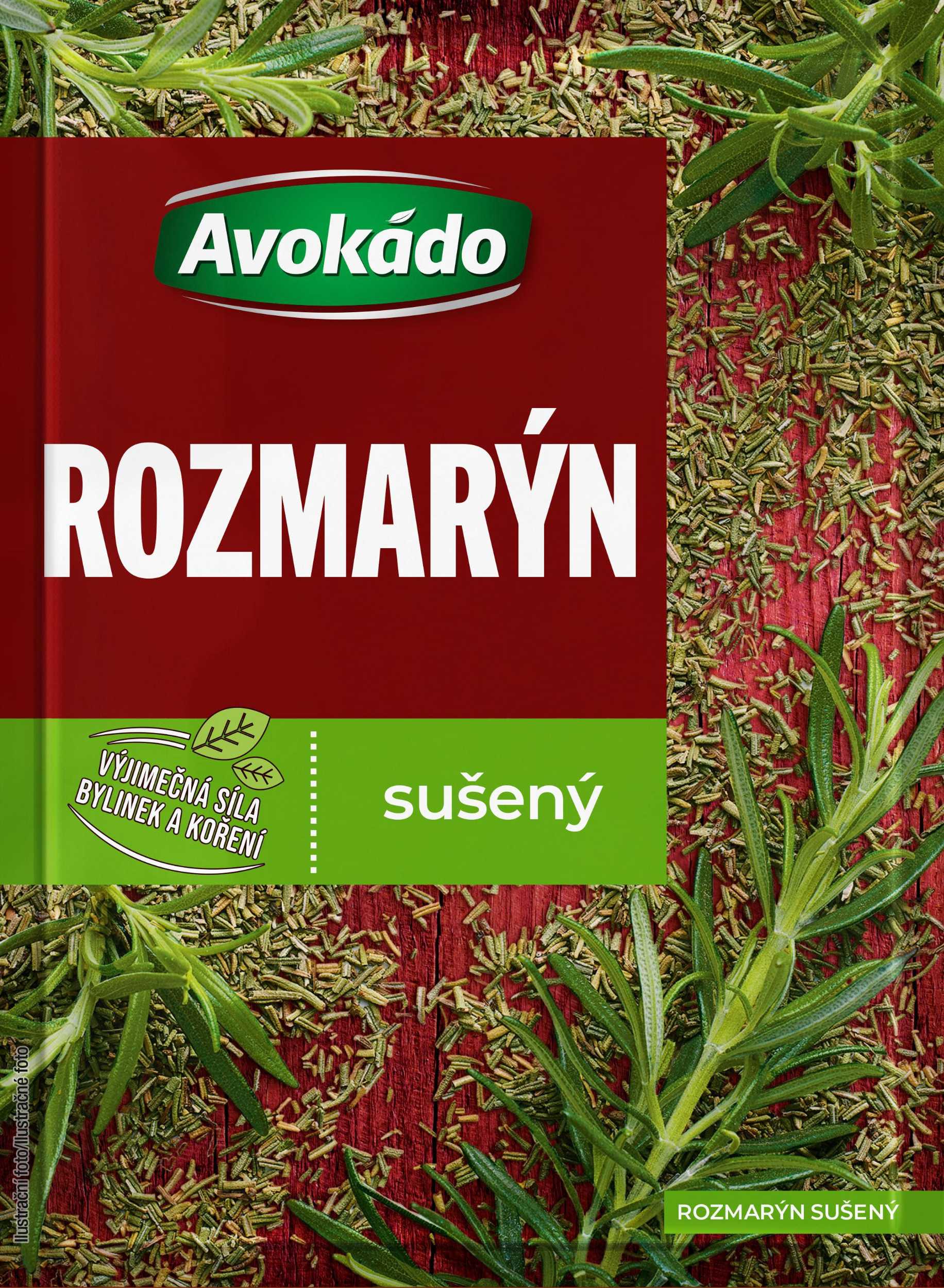 Trvanlivé potraviny - Avokádo Rozmarýn drcený 15 g