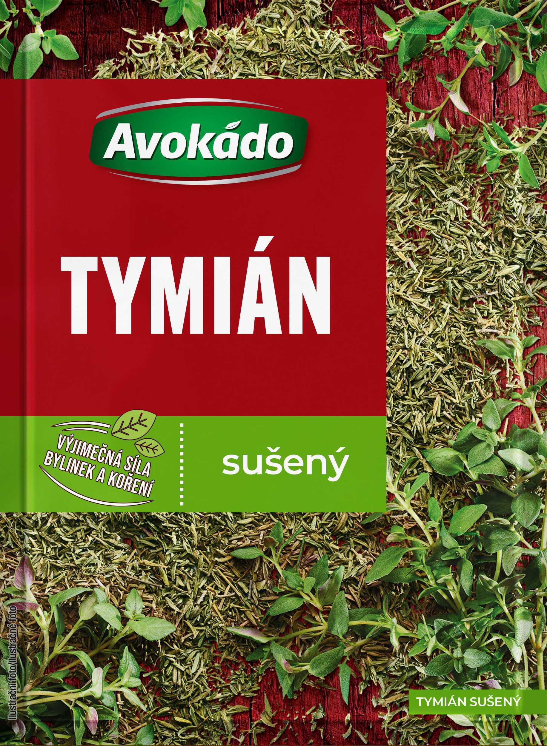 Trvanlivé potraviny - Avokádo Tymián 12 g