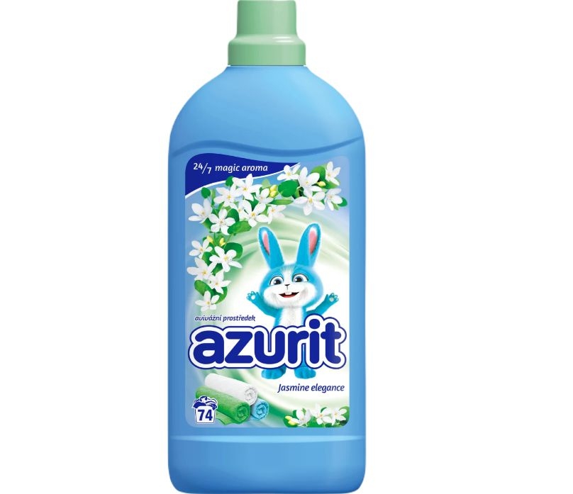 Drogerie a kosmetika - Azurit Avivážní prostřede jasmín 74 praní 1628 ml