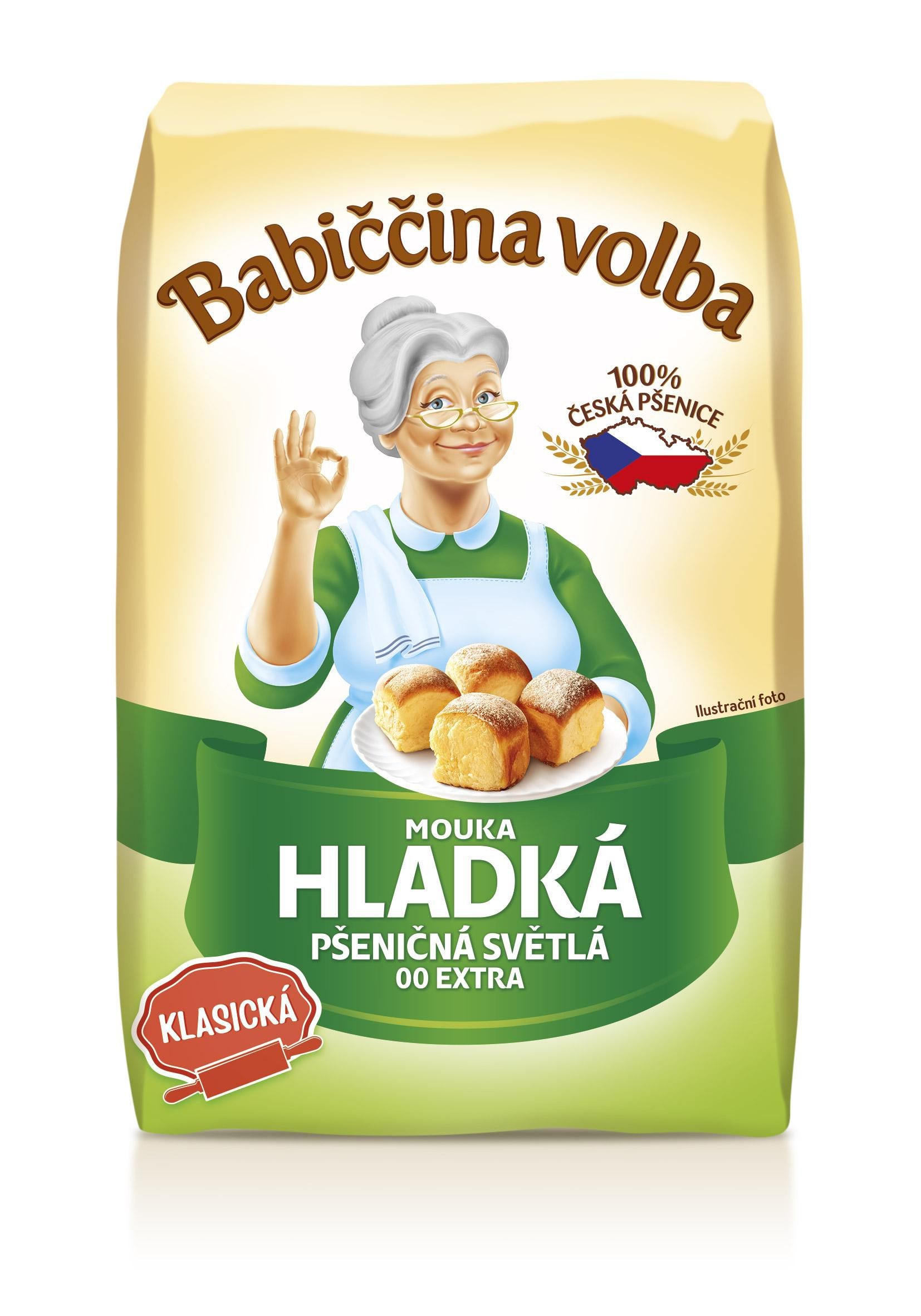 Trvanlivé potraviny - Babiččina volba Mouka hladká pšeničná 1 kg