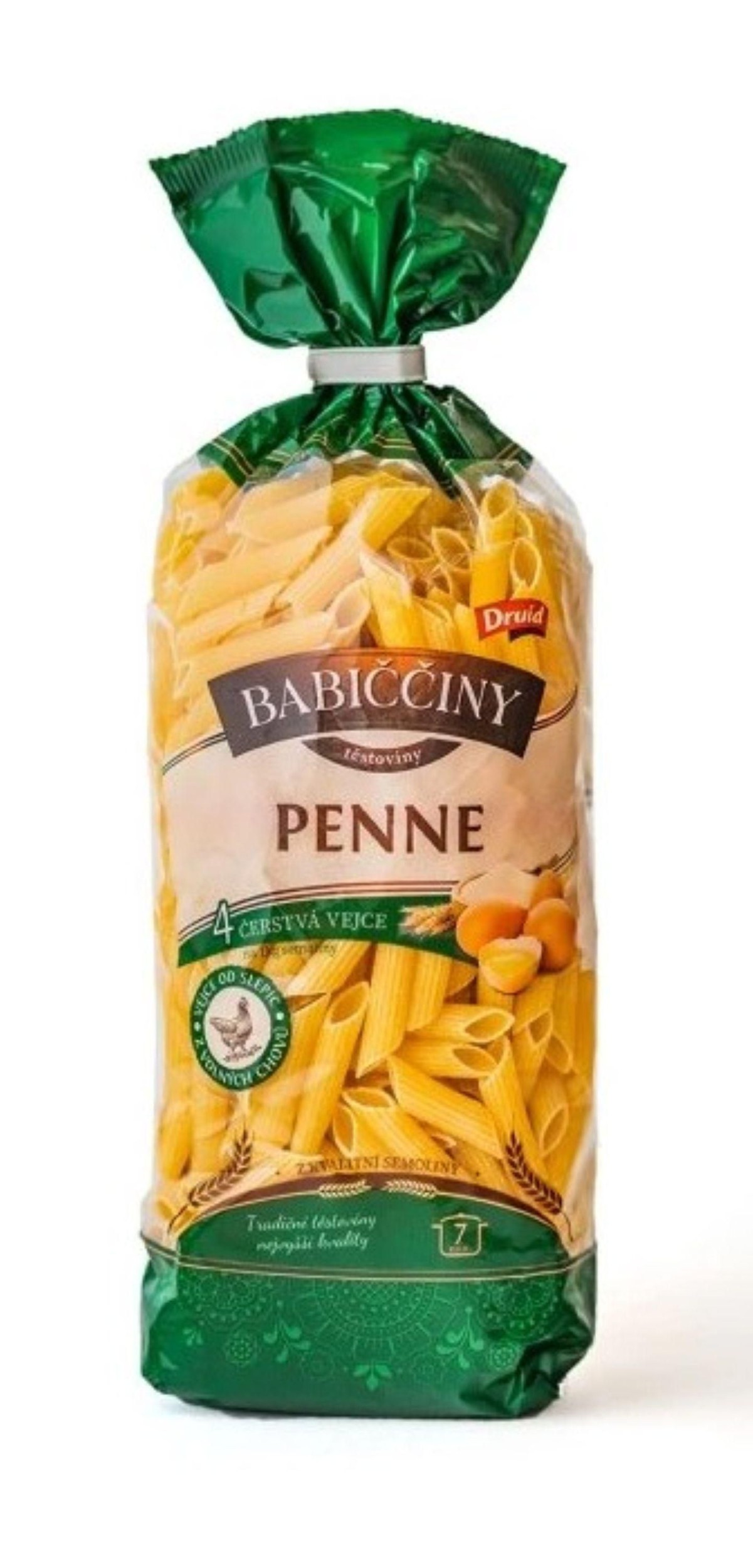 Trvanlivé potraviny - Babiččiny těstoviny Penne 330g