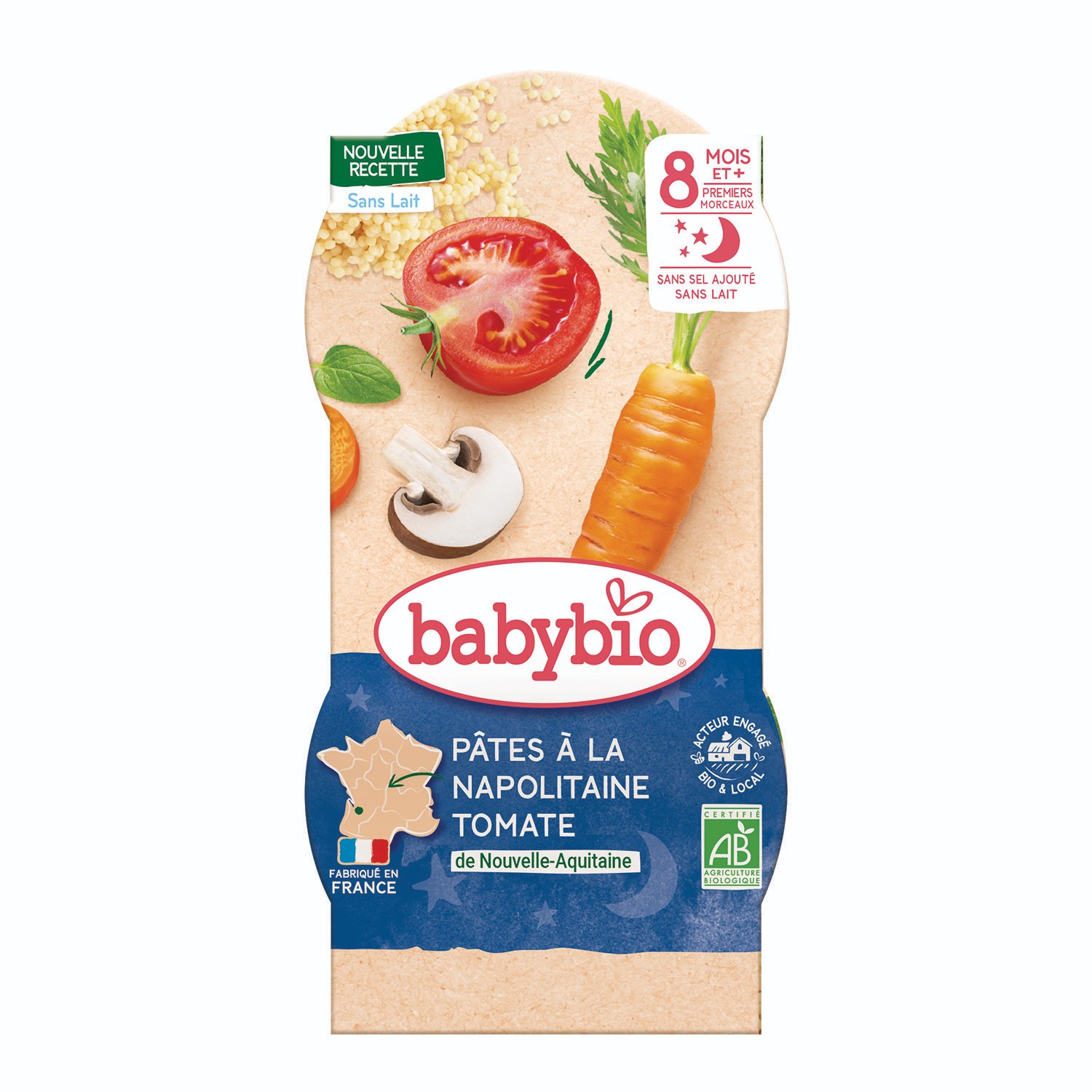 Zdravý svět - Babybio Neapolské těstoviny 2x200 g