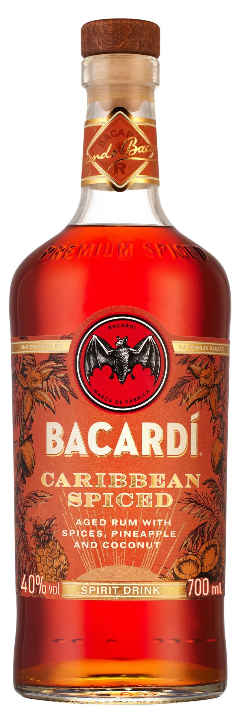 Nápoje - Bacardi Caribbean Spiced 700ml