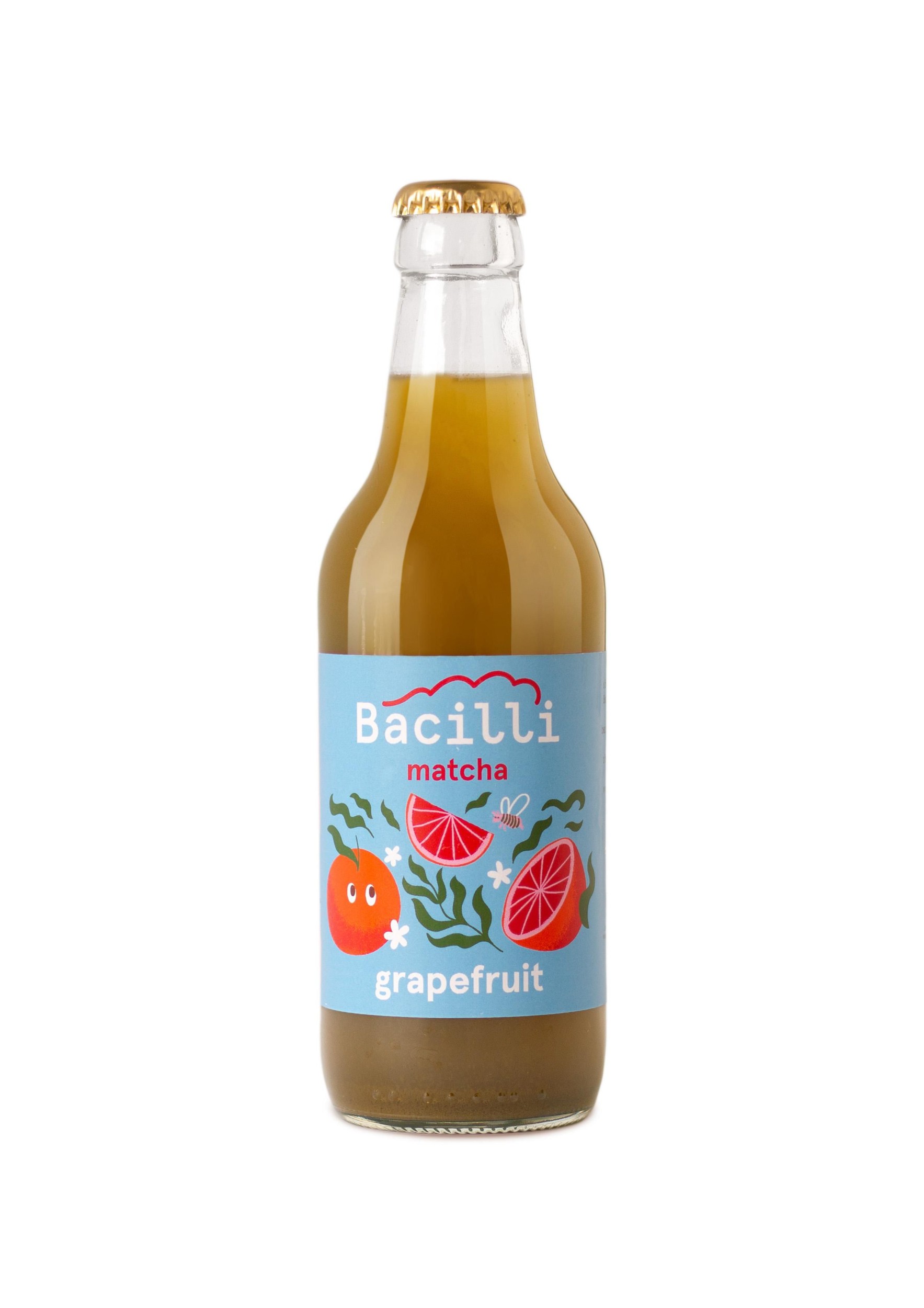 Bacilli bio limonáda Matcha - Grep, 330 ml