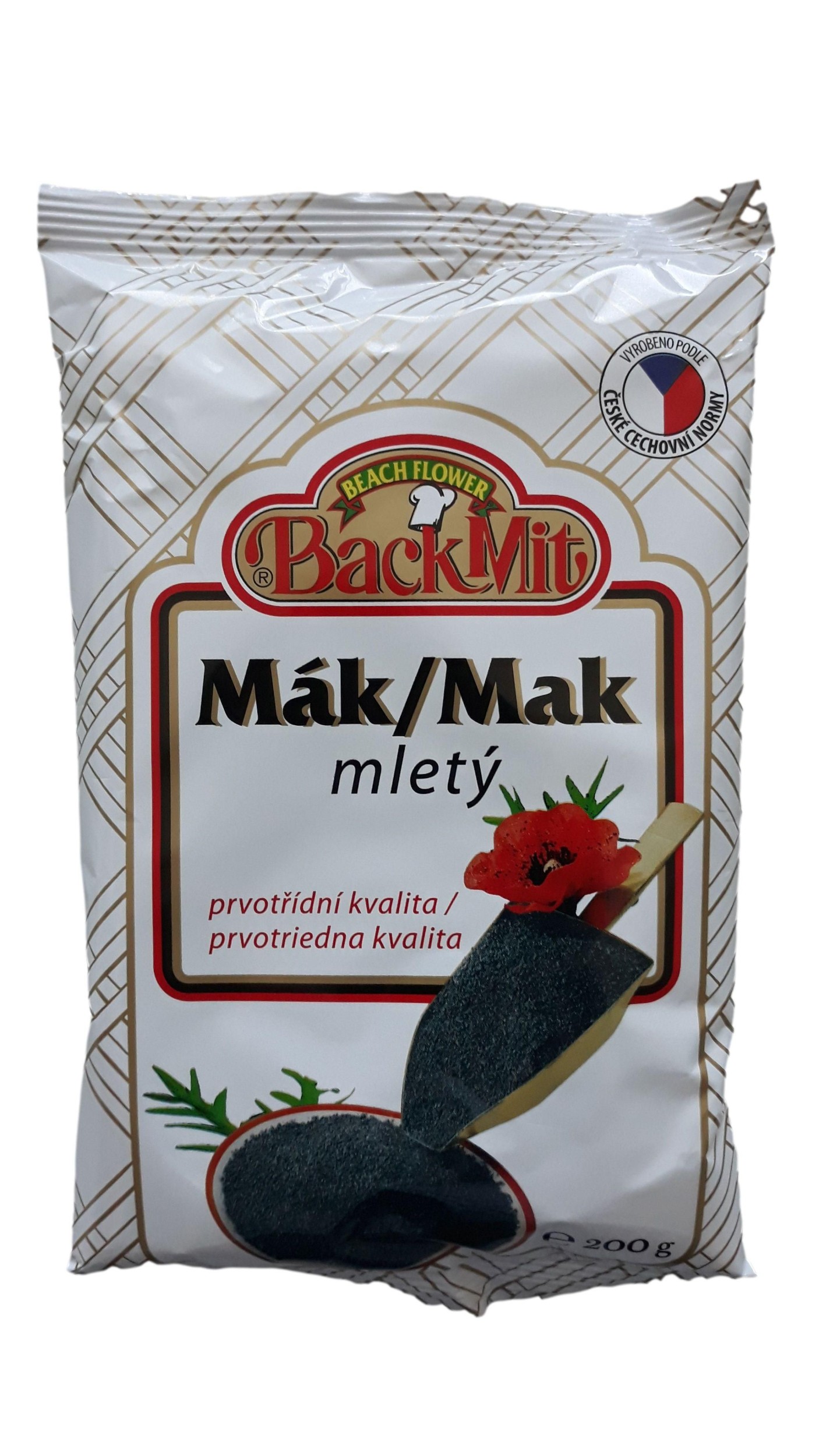Trvanlivé potraviny - Back Mit Mák mletý 200 g