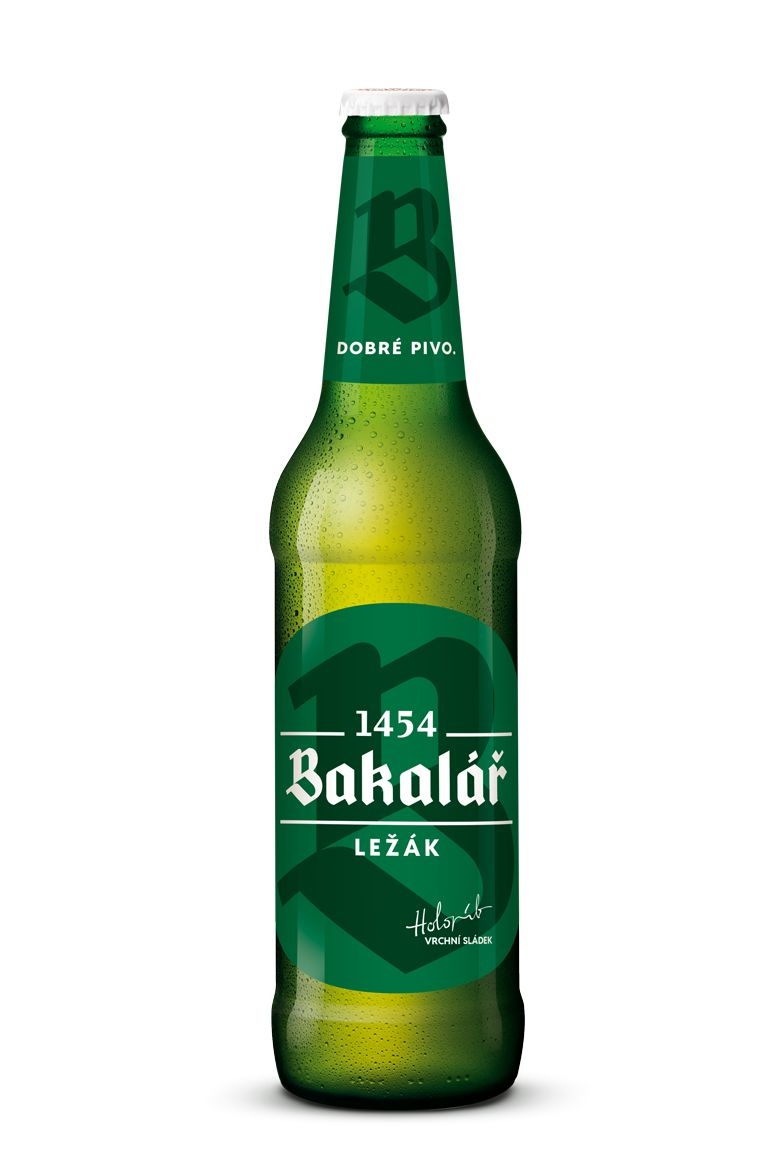 Nápoje - Bakalář Ležák světlý pivo 0,5 l