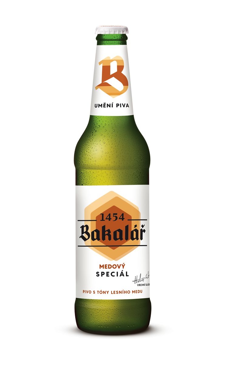 Zdravý svět - Bakalář Medový speciál pivo 0,5 l